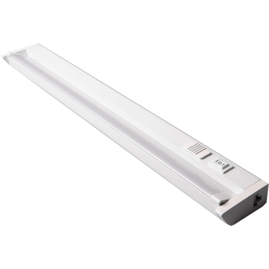 Skorter | Westek 22" White Plug-In LED Under-Cabinet Lighting - Energy Saving, Plastic, One Size