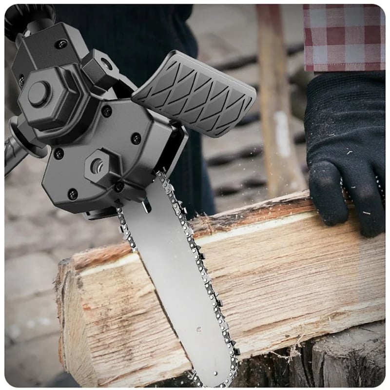 Skorter | ELECTRIC DRILL MODIFIED TO ELECTRIC CHAINSAW DRILL ATTACHMENT