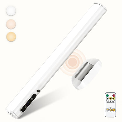Skorter | Bravzurg Rechargeable Magnetic LED Strip Light - Wireless Under Cabinet Dimmable Lamp, White