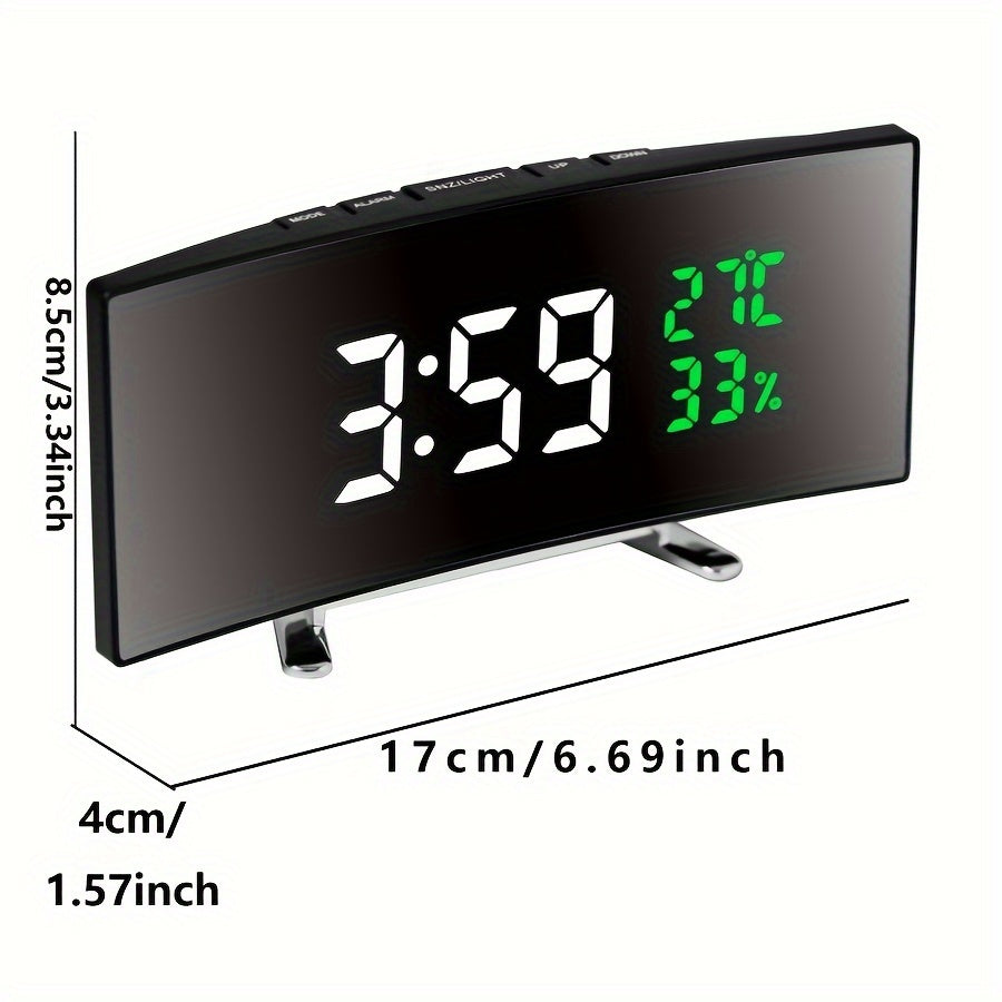 Skorter | SmartClock - Multifunctional LED Alarm Clock with Temperature Display and USB Power