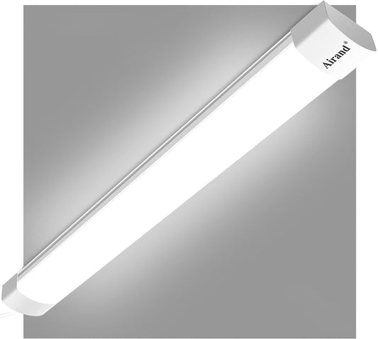 Skorter | Airand 4Ft LED Shop Lights, 5000K Rechargeable Ceiling Lamp, 36W With Plug, 3600