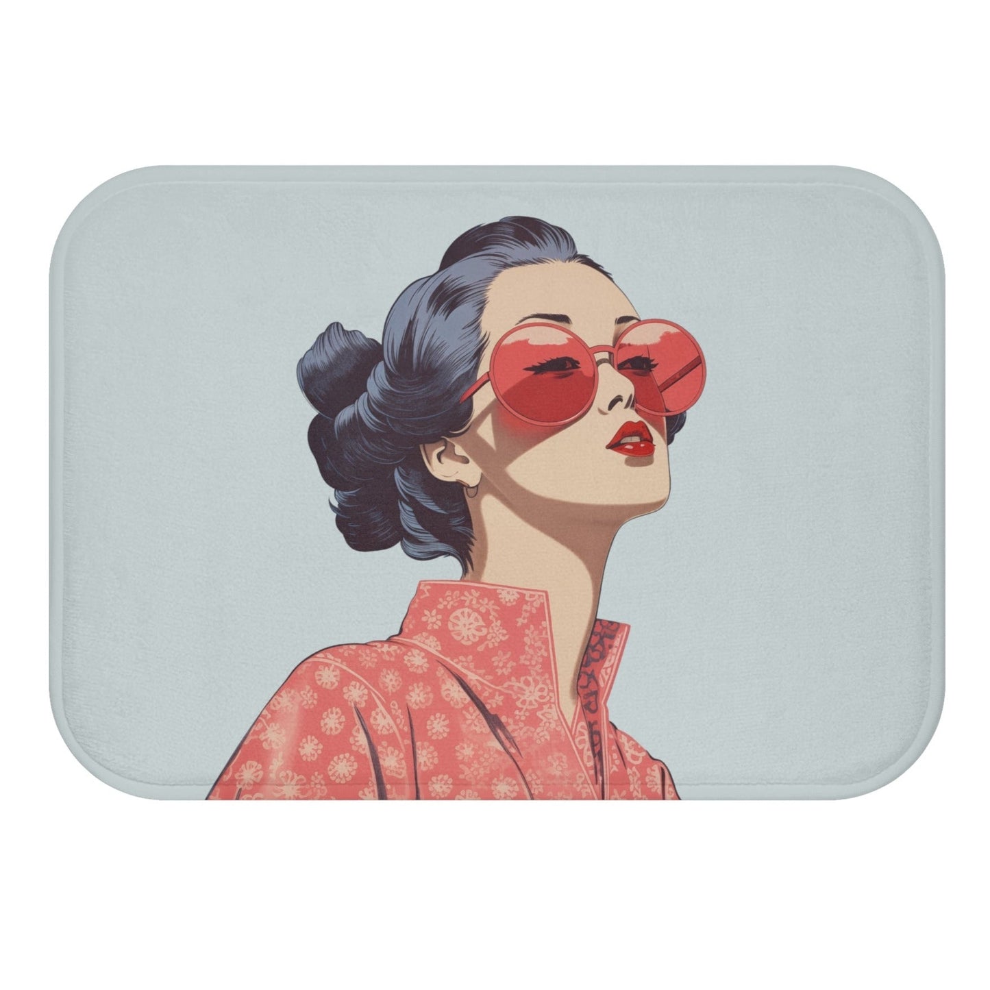 Skorter | Chic Sakura Shades Bath Mat