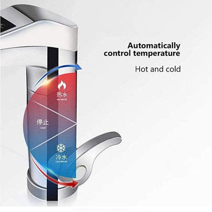 Skorter | Electric Instant Hot Water Tap with Built-In Heater & LED Temperature Display – Kitchen & Bathroom