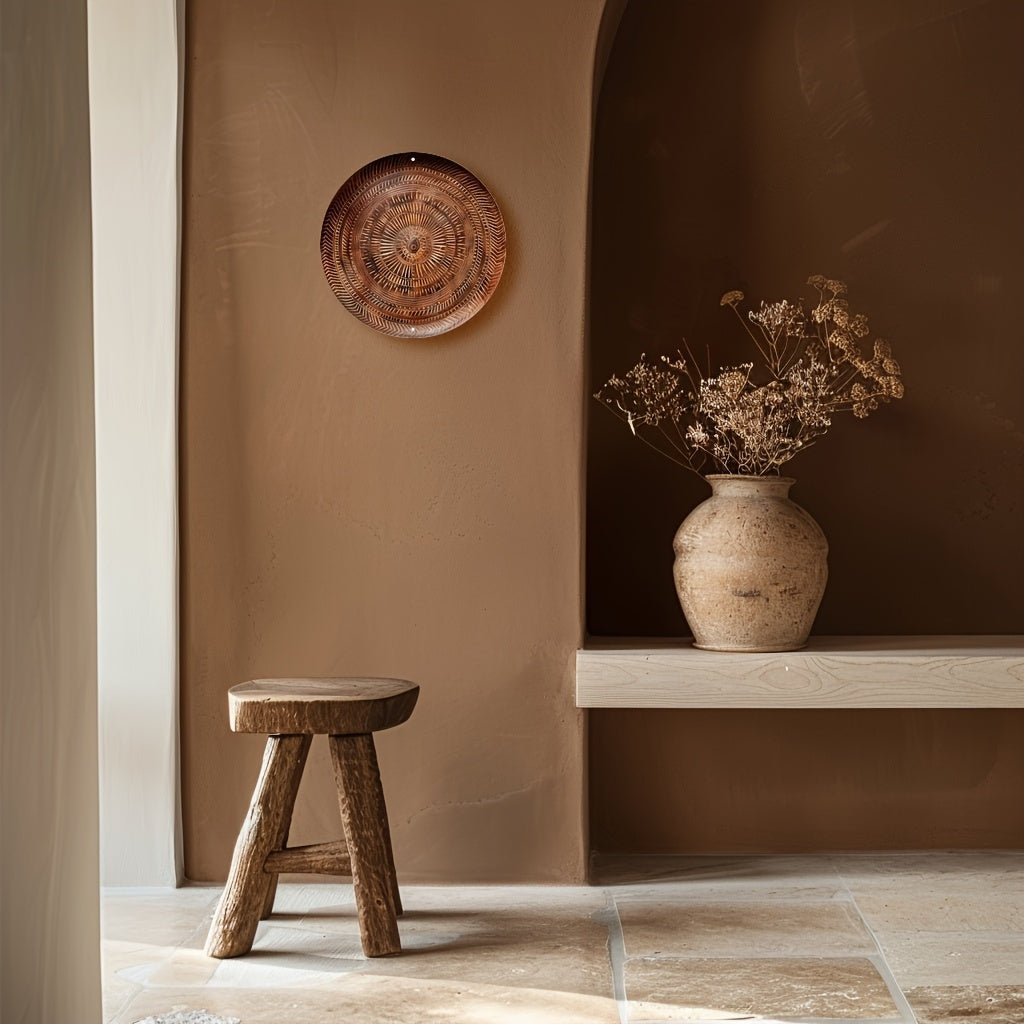 Skorter | CoolamonArt - Round Aluminum Wall Art for Office Decor