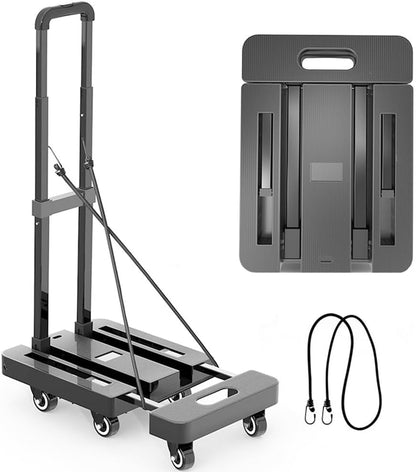 Skorter | 6-Wheel Folding Hand Truck with 227 kg Capacity & Telescopic Handle – LoadMaster