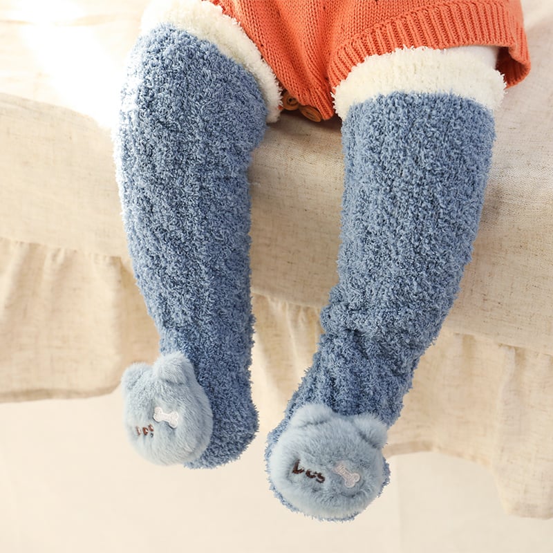 Skorter | A Pair of Baby Cute Coral Fleece Socks