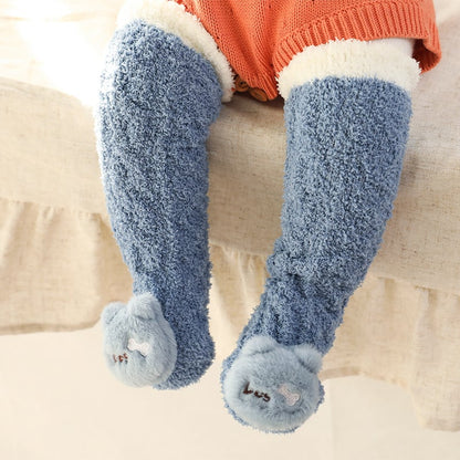 Skorter | A Pair of Baby Cute Coral Fleece Socks