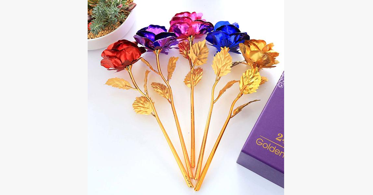 Skorter | 24K Always Gold Plated Rose - Various Colors