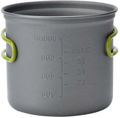 Skorter | wuudi Camping Equipment, Outdoor Camping Pots and Pans Set 2PCS Camping Cookware