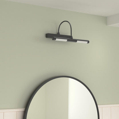 Skorter | Bigmonat Rechargeable Picture Lighting With Remote Control, Dimmable Battery-Powered Art Display Lamp, Black