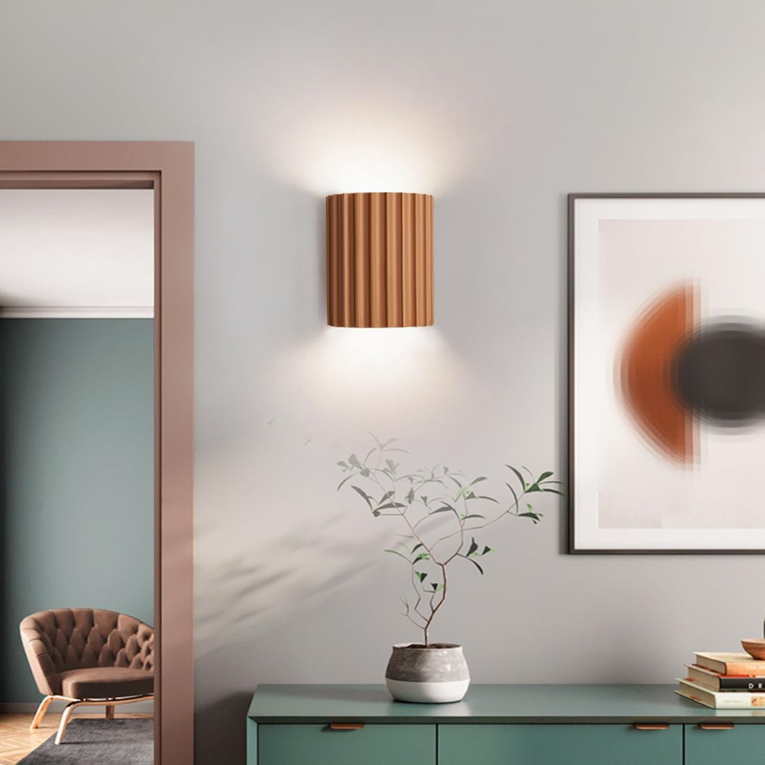 Skorter | Minimalist LED Wall Light – Soft Glow Up & Down Accent Lighting for Indoor Spaces