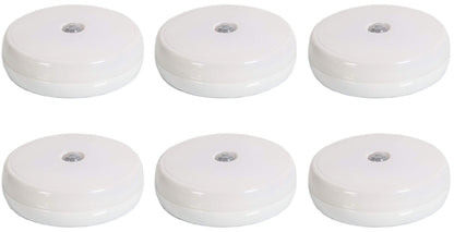 Skorter | Brilliant Evolution 6-Pack Wireless LED Motion Sensor Lights - Battery-Powered Under-Cabinet Lighting