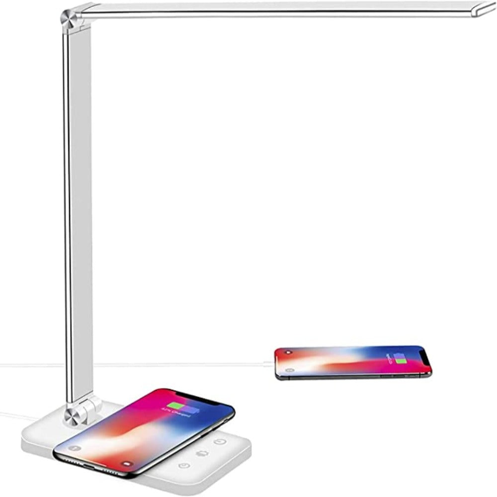 Skorter | LED Desk Lamp - Table Lamp with USB Charger Port, 5 Light Settings and Brightness Levels
