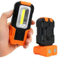 Skørter | 2-pack portable LED work light with magnetic base and hanging hook