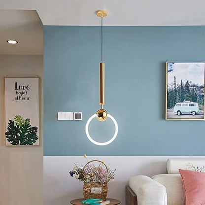 Skorter | LED Pendant Light Fixture - Nordic Design with Simple Style - Ideal for Dining Room, Kitchen, and Living Room Lighting