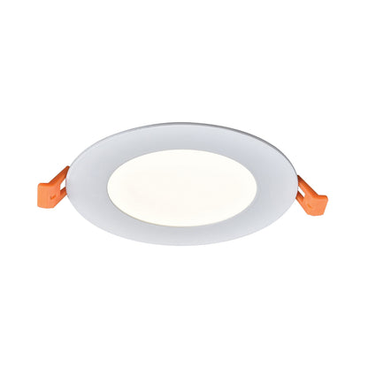 Skorter | Elk Home 4-inch round recessed light - white integrated LED, aluminum steel finish