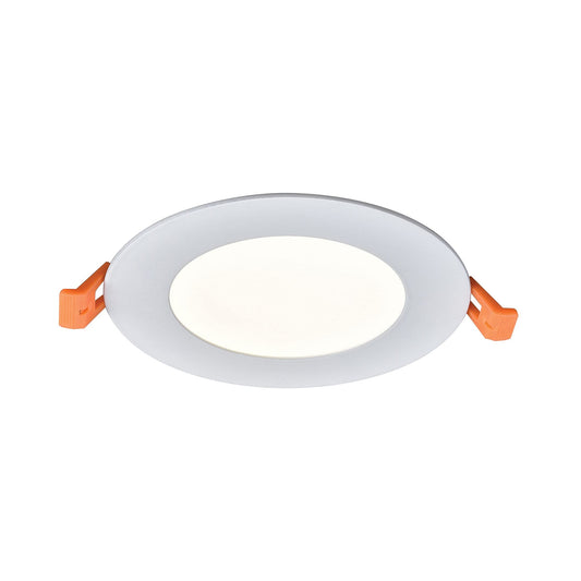 Skorter | Elk Home 4-inch round recessed light - white integrated LED, aluminum steel finish