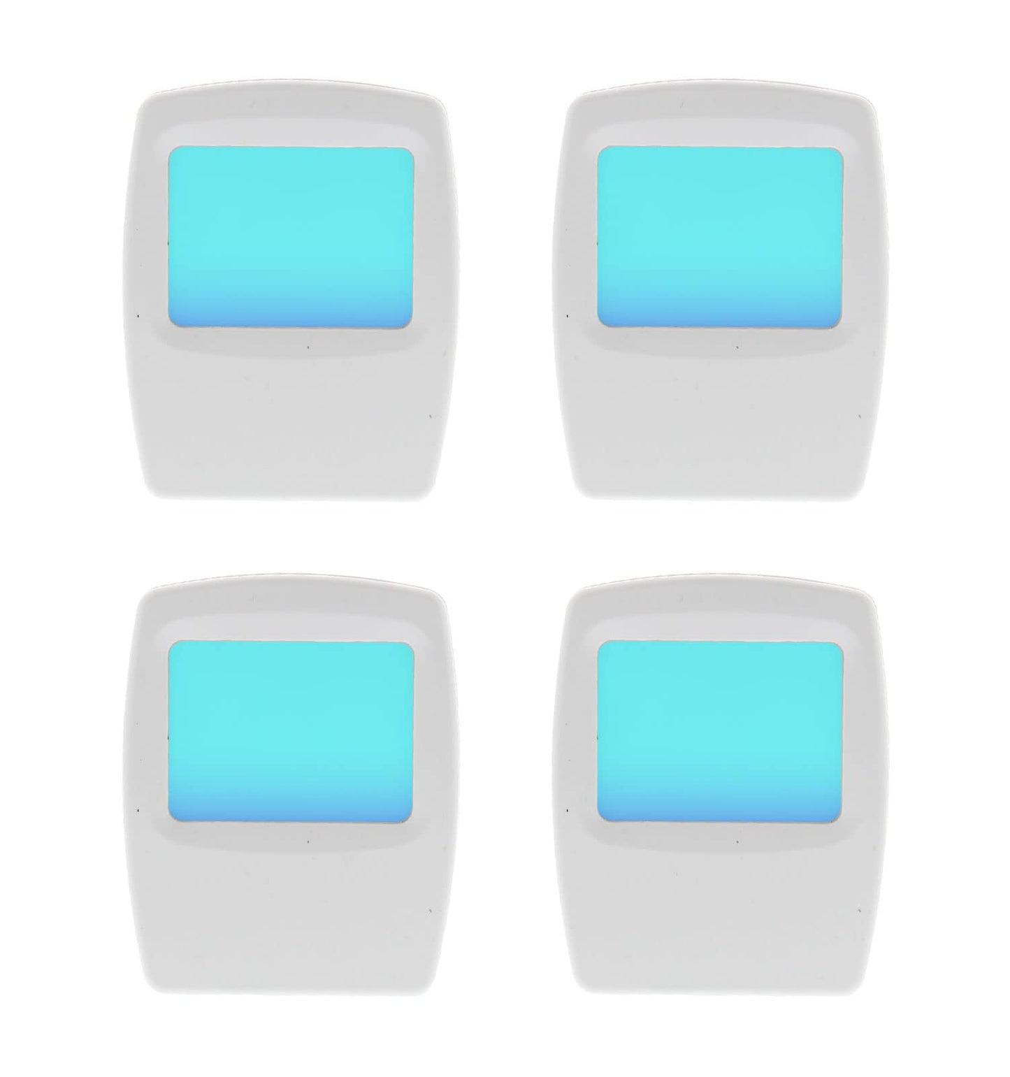 Skorter | Amerelle Always-On Blue Night Light - 4 Pack LED Plug-In Light for Bedroom, Bathroom, Children's Room