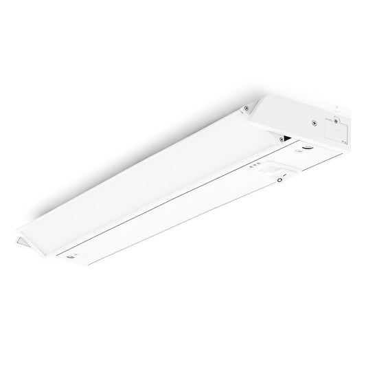 Skorter | Parmida LED Under Cabinet Lighting, 16" Dimmable, 3Cct Color Selectable, Rotatable, Fixed Wiring