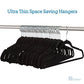 Skørter | 30 Pack: Premium Quality Space-Saving Velvet Durable Clothes Hangers