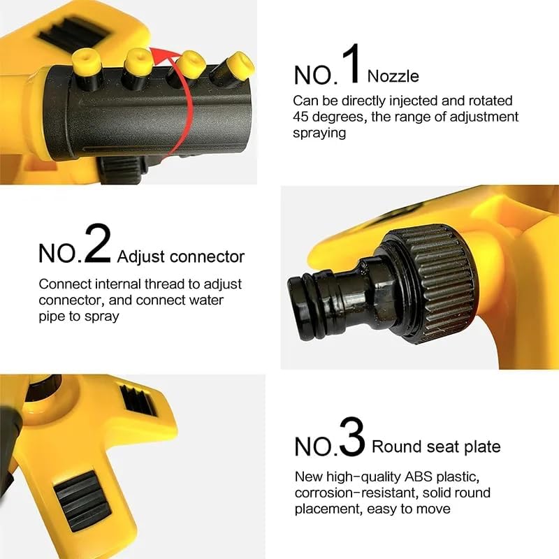 Skorter | 360° Rotating Lawn Sprinkler | Stable, Multi-Angle Nozzles for Even Coverage in Large Gardens
