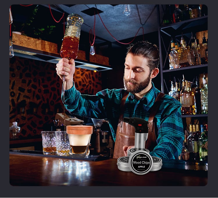 Skorter | Cocktail Smoker with 8 flavors -Bourbon Whiskey Gifts for Men