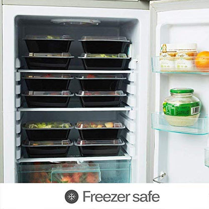 Skorter | 100 Piece: Meal Prep Reusable Containers - BPA-Free - Bento Insulated Lunch Boxes