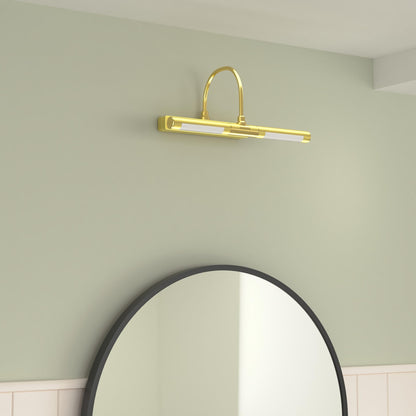 Skorter | Biglight Wireless Led Picture Lighting With Remote Control, Dimmable Gold Lamp For Art & Portraits, 13 Inches