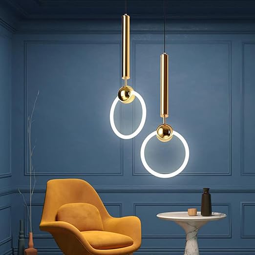 Skorter | LED Pendant Light Fixture - Nordic Design with Simple Style - Ideal for Dining Room, Kitchen, and Living Room Lighting