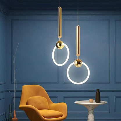 Skorter | LED Pendant Light Fixture - Nordic Design with Simple Style - Ideal for Dining Room, Kitchen, and Living Room Lighting
