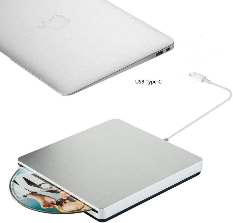 Skorter | CD/DVD Drive Type-C Portable Slim Burner Writer