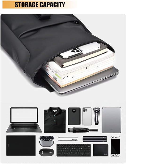 Skorter | BergTrek Waterproof Ergonomic Backpack – Lightweight Travel Rucksack with USB Charging & Large Laptop Storage