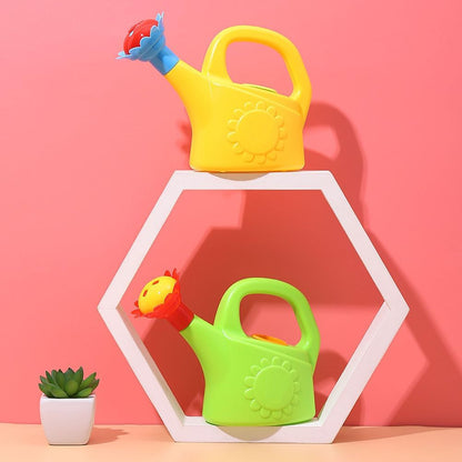 Skorter | Children's watering can with flower mouth – Colorful plastic watering can for little gardeners