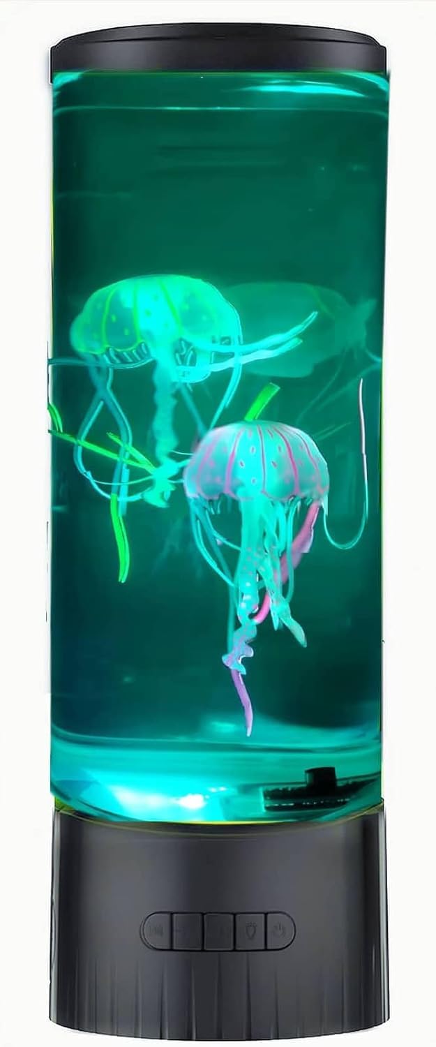 Skorter | Calover Large Black Jellyfish Lamp - Electric Mood Light for Children and Adults, Christmas Decor