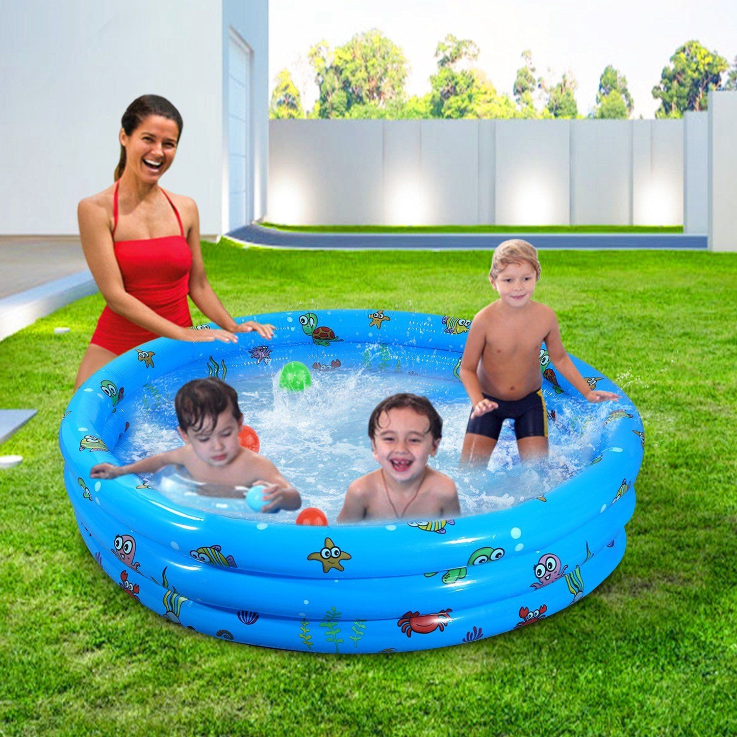 Skorter | 51x13" Inflatable Swimming Pool