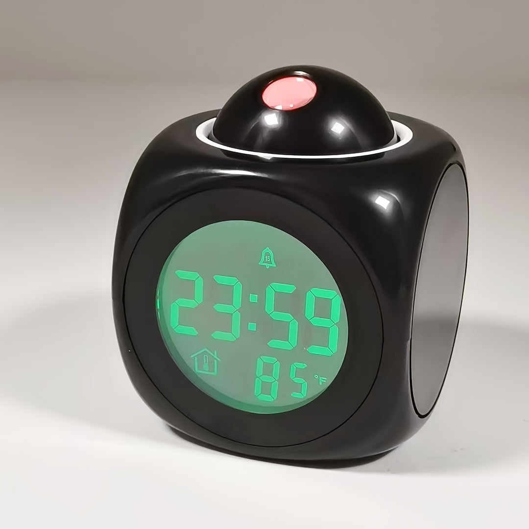 Skorter | ProClock - Projector Alarm Clock with Music Alarm and Dual Alarm