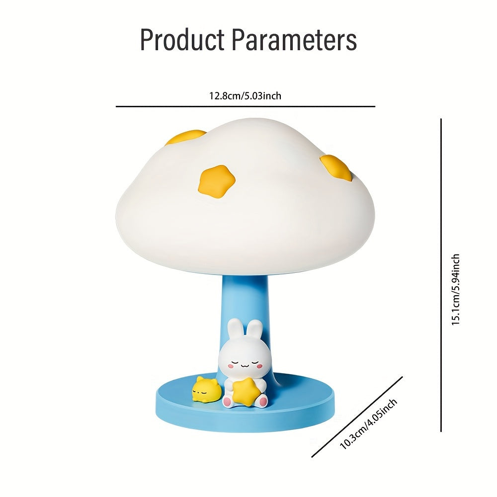 Skorter | CozyCloud - USB Rechargeable Silicone Table Lamp with Dimmable LED Lighting