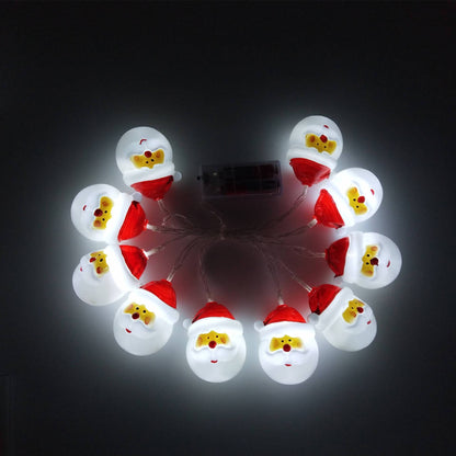 Skorter | Santa Claus String Lights for the Terrace Party Decoration 10/20 Battery String Lights
