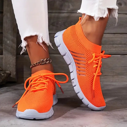 Skorter | Breathable Lace-Up Running Trainer Sneakers