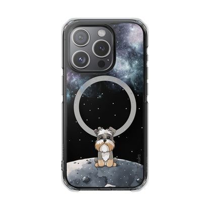 Skorter | Fluff's - Schnazzy in Space Magnetic Clear Case for iPhone Series