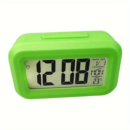Skorter | SmartAlarm - Mini LCD Alarm Clock with Music and Temperature Display