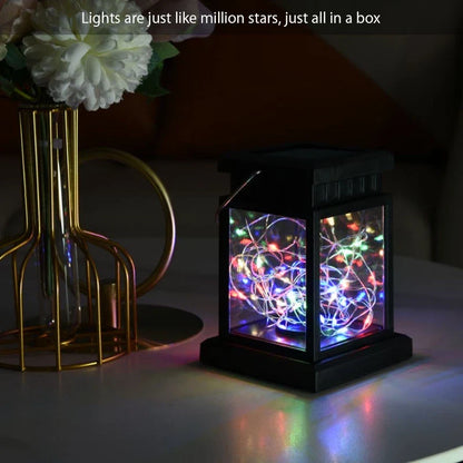 Skorter | Solar LED Lantern with Fairy Lights – Decorative Garden Lamp for Outdoors and Terrace