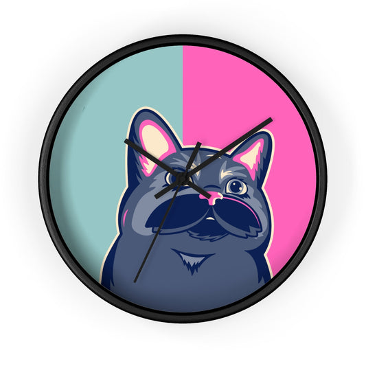 Skorter | Cat Color Block Wall clock