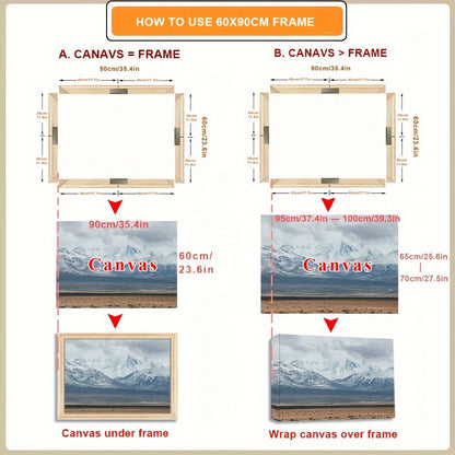 Skorter | DIY Solid Wood Picture Box for Diamond Painting and Wall Decoration - Perfect for Home Decoration