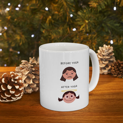 Skorter | and After Yoga Novelty Mug