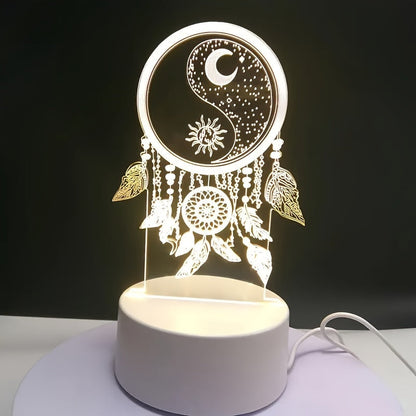 Skorter | DreamLight - 3D Dreamcatcher LED Table Lamp