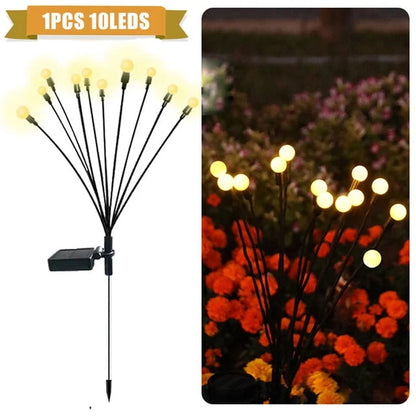 Skorter | Solar Garden LED Firefly Plug Light