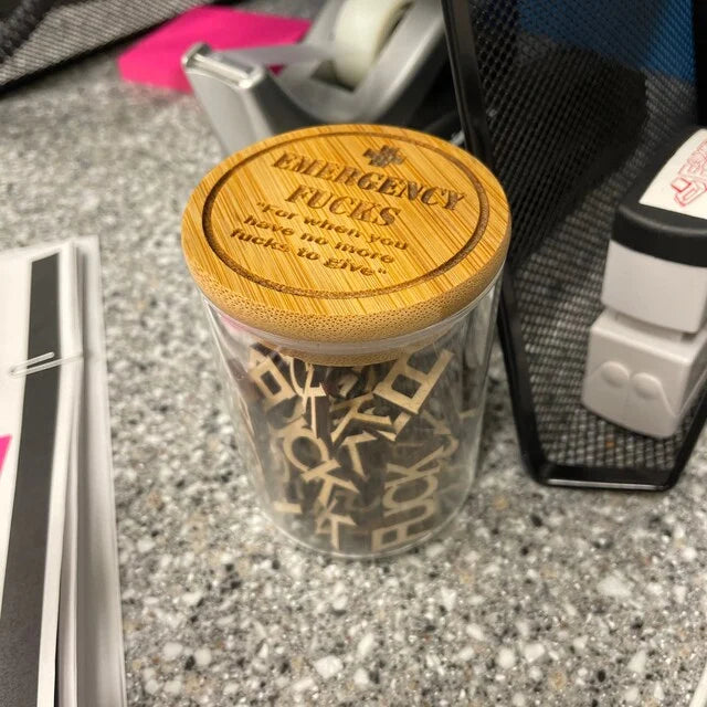 Skorter | Emergency F**k Glass - Funny Give a F**k Glass