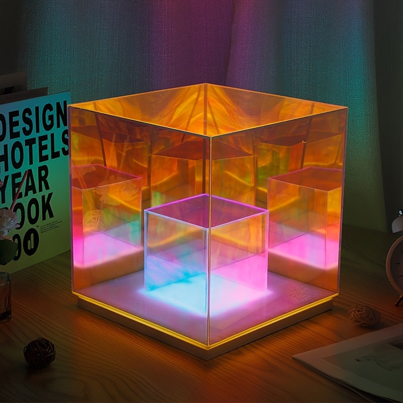 Skorter | LumiLuxe - Traditional LED Table Lamp, 3-Color Adjustable, USB-Powered