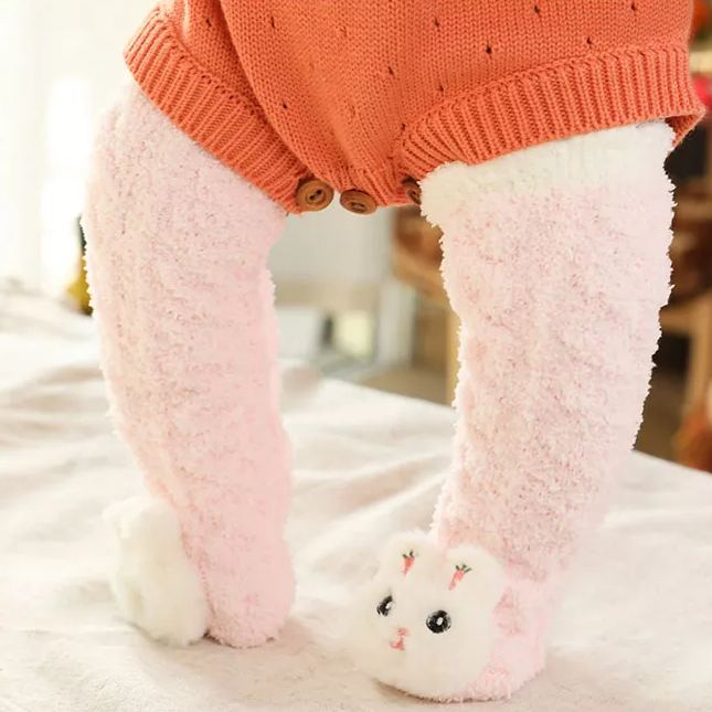Skorter | A Pair of Baby Cute Coral Fleece Socks